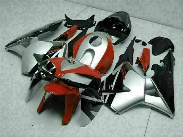 Black Silver Red 2005-2006 CBR600RR Motorcycle Fairings Black Silver Red 2005-2006 CBR600RR Motorcycle Fairings