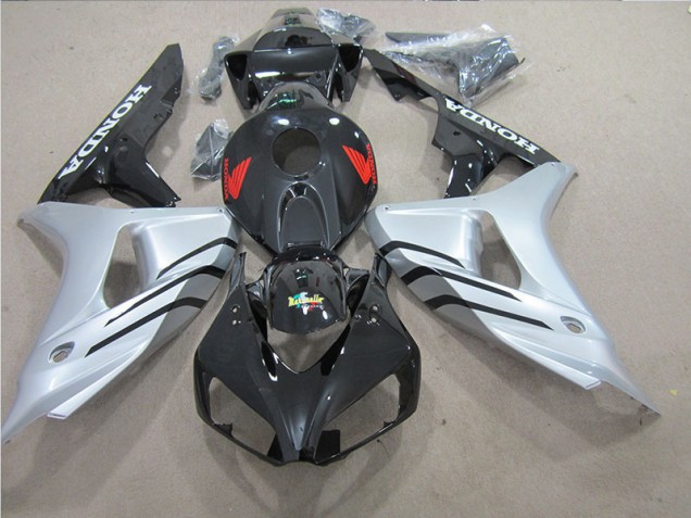 Black Silver Red Decal 2006-2007 CBR1000RR Motorcycle Fairings Black Silver Red Decal 2006-2007 CBR1000RR Motorcycle Fairings