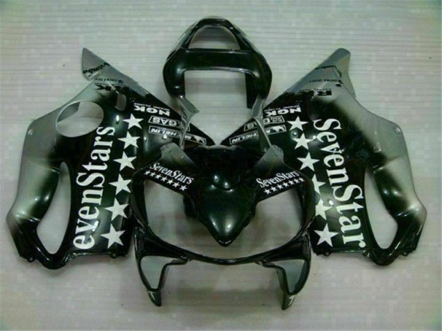 Black Silver SevenStarss 2001-2003 CBR600 F4i Motorcycle Fairings Black Silver SevenStarss 2001-2003 CBR600 F4i Motorcycle Fairings