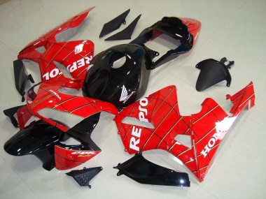 Black Spider Man Repsol 2003-2004 CBR600RR Motorcycle Fairings