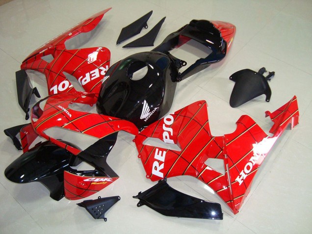 Black Spider Man Repsol 2003-2004 CBR600RR Motorcycle Fairings Black Spider Man Repsol 2003-2004 CBR600RR Motorcycle Fairings