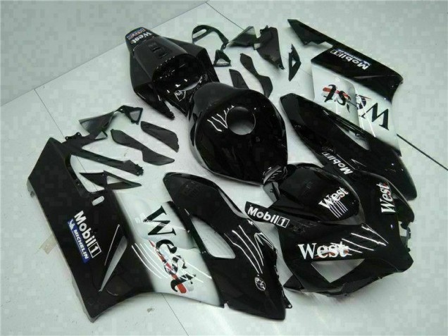 Black West 2004-2005 CBR1000RR Motorcycle Fairings Black West 2004-2005 CBR1000RR Motorcycle Fairings