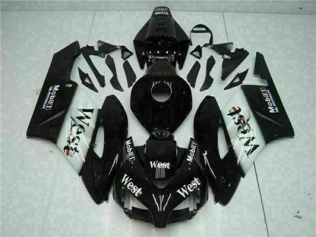 Black West 2004-2005 CBR1000RR Motorcycle Fairings Black West 2004-2005 CBR1000RR Motorcycle Fairings