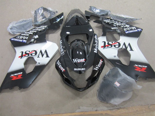 Black West 2004-2005 GSXR 600 Motorcycle Fairings Black West 2004-2005 GSXR 600 Motorcycle Fairings