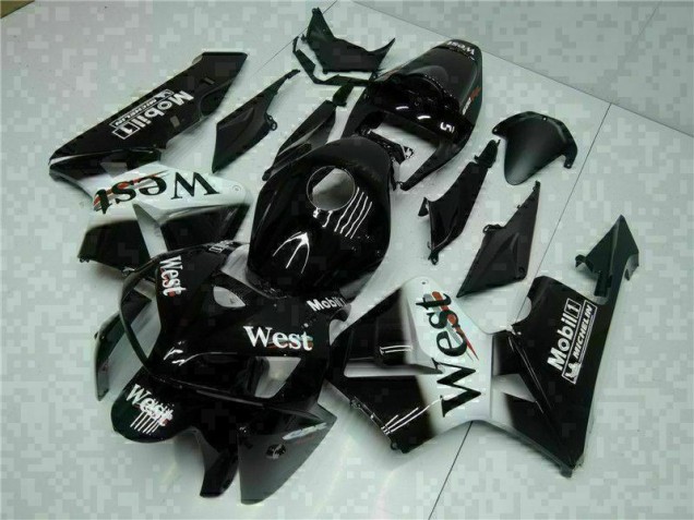 Black West 2005-2006 CBR600RR Motorcycle Fairings Black West 2005-2006 CBR600RR Motorcycle Fairings