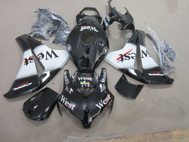Black West 2008-2011 CBR1000RR Motorcycle Fairings Black West 2008-2011 CBR1000RR Motorcycle Fairings