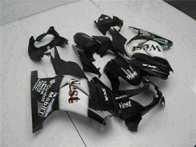 Black West 2008-2012 EX250 Motorcycle Fairings Black West 2008-2012 EX250 Motorcycle Fairings