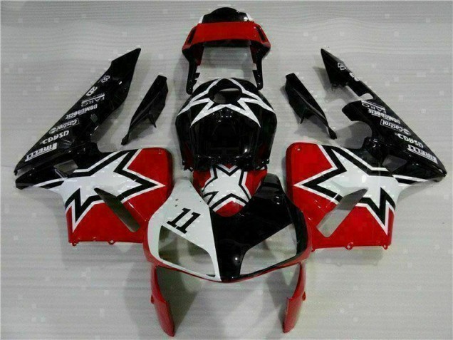 Black White 11 2003-2004 CBR600RR Motorcycle Fairings Black White 11 2003-2004 CBR600RR Motorcycle Fairings