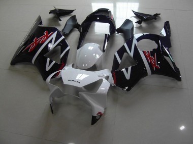 Black White 2002-2003 CBR900RR 954 Motorcycle Fairings