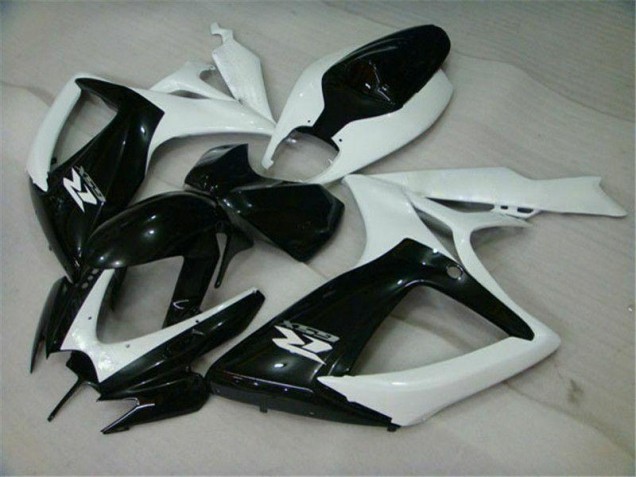 Black White 2006-2007 GSXR 600/750 Motorcycle Fairings Black White 2006-2007 GSXR 600/750 Motorcycle Fairings