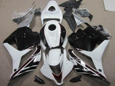 Black White 2009-2012 CBR600RR Full Motorcycle Fairing Kits