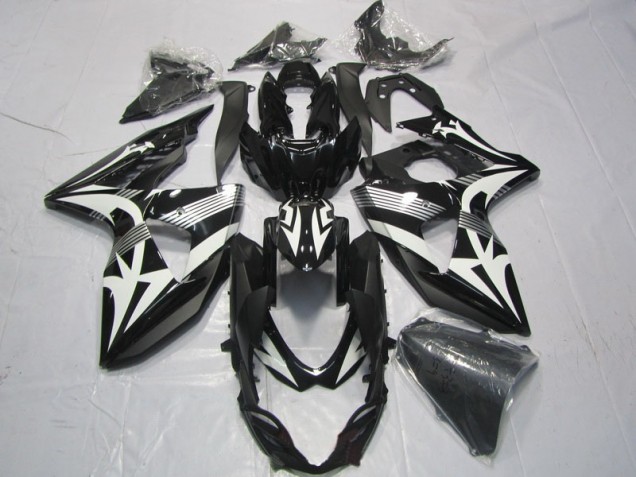 Black White 2009-2016 GSXR 1000 Motorcycle Fairing Black White 2009-2016 GSXR 1000 Motorcycle Fairing