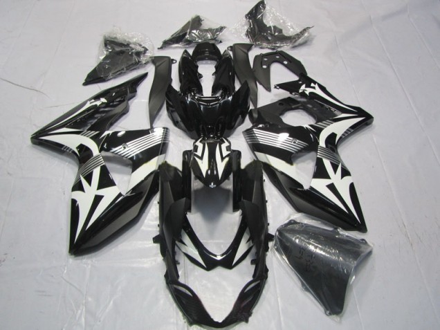 Black White 2009-2016 GSXR 1000 Motorcycle Fairings Black White 2009-2016 GSXR 1000 Motorcycle Fairings