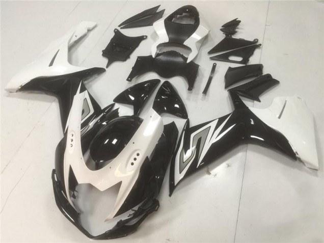 Black White 2011-2021 GSXR 600/750 Motorcycle Fairing Black White 2011-2021 GSXR 600/750 Motorcycle Fairing