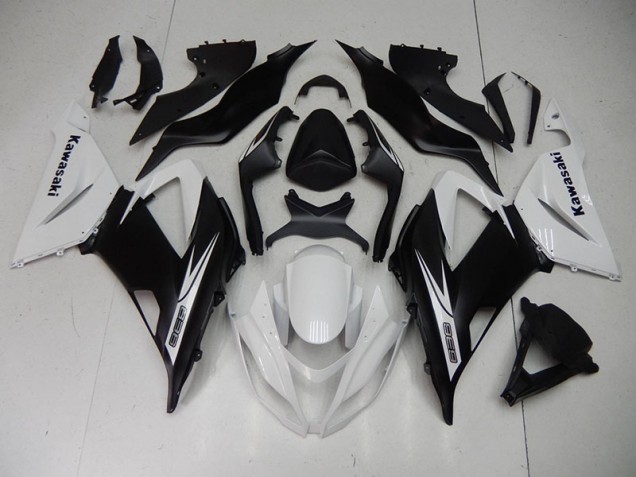 Black White 2013-2018 ZX6R Motorcycle Fairings Black White 2013-2018 ZX6R Motorcycle Fairings