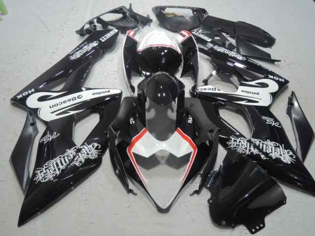 Black White Beacon 2005-2006 GSXR 1000 Motorcycle Fairings Black White Beacon 2005-2006 GSXR 1000 Motorcycle Fairings