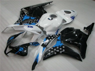 Black White Blue 2009-2012 CBR600RR Motorcycle Fairings