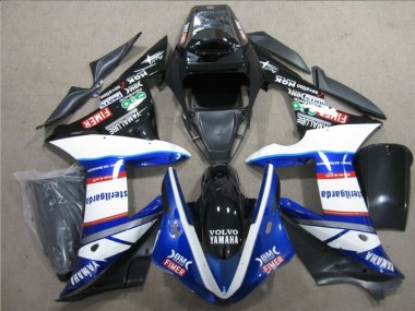 Black White Blue Sterilgarda Volvo 2004-2005 CBR1000RR Motorcycle Fairings