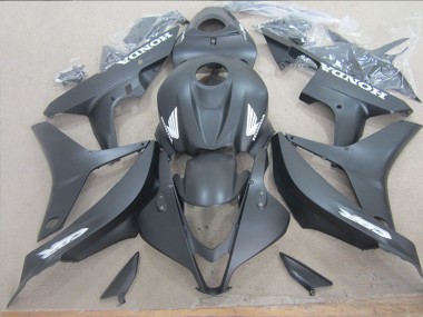 Black White Decal 2007-2008 CBR600RR Motorcycle Fairings