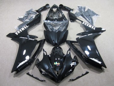Black White Decal 2007-2008 YZF R1 Motorcycle Fairings