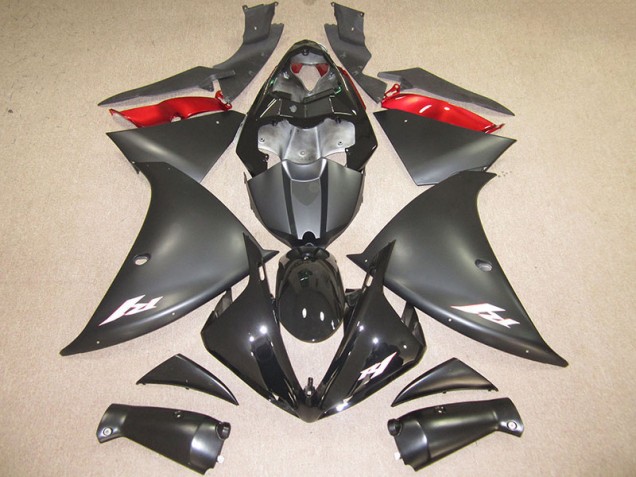 Black White Decal 2012-2014 YZF R1 Motorcycle Fairings