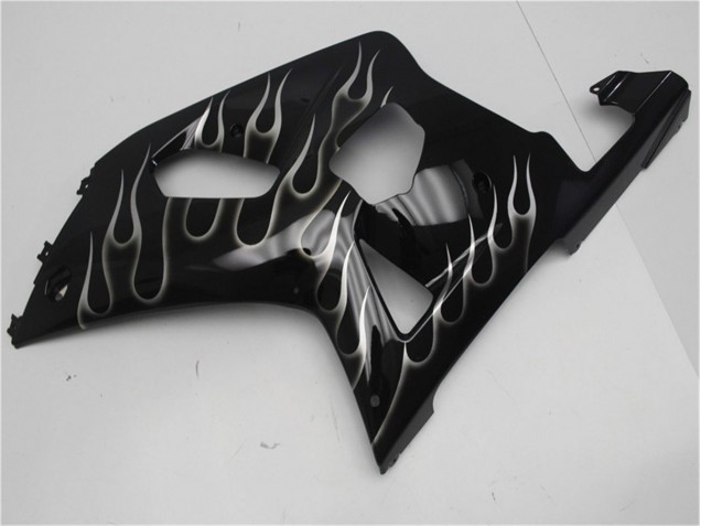 Black White Flame 2001-2003 GSXR 600/750 Motorcycle Fairings Black White Flame 2001-2003 GSXR 600/750 Motorcycle Fairings