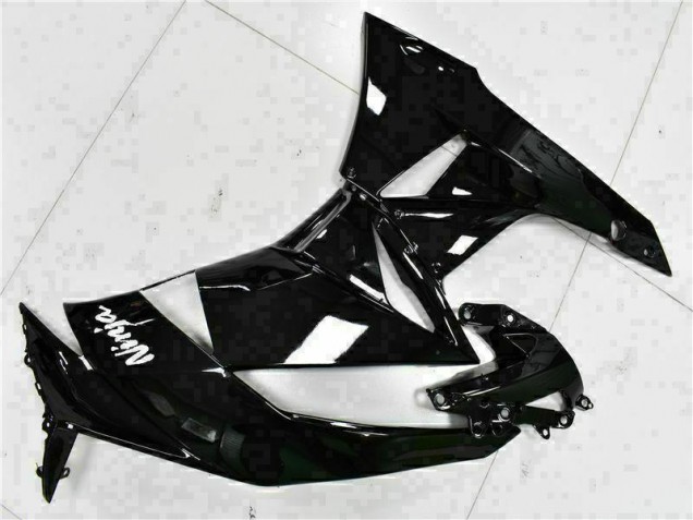 Black White Ninja 2009-2012 ZX6R Motorcycle Fairings Black White Ninja 2009-2012 ZX6R Motorcycle Fairings