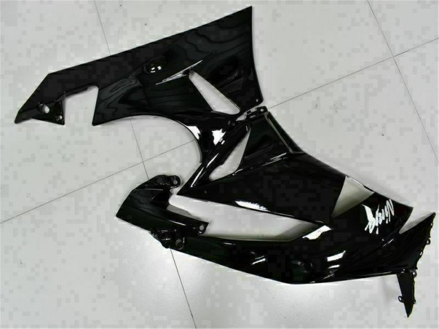 Black White Ninja 2009-2012 ZX6R Motorcycle Fairings Black White Ninja 2009-2012 ZX6R Motorcycle Fairings