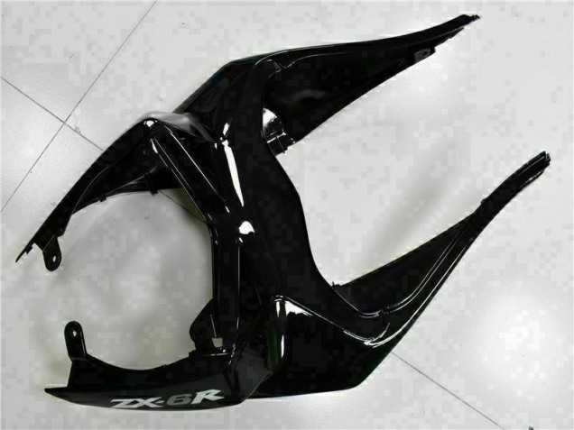 Black White Ninja 2009-2012 ZX6R Motorcycle Fairings Black White Ninja 2009-2012 ZX6R Motorcycle Fairings