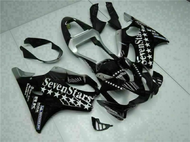 Black White SevenStarss 2001-2003 CBR600 F4i Motorcycle Fairings Black White SevenStarss 2001-2003 CBR600 F4i Motorcycle Fairings