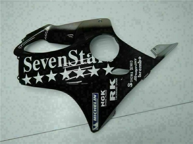 Black White SevenStarss 2001-2003 CBR600 F4i Motorcycle Fairings Black White SevenStarss 2001-2003 CBR600 F4i Motorcycle Fairings