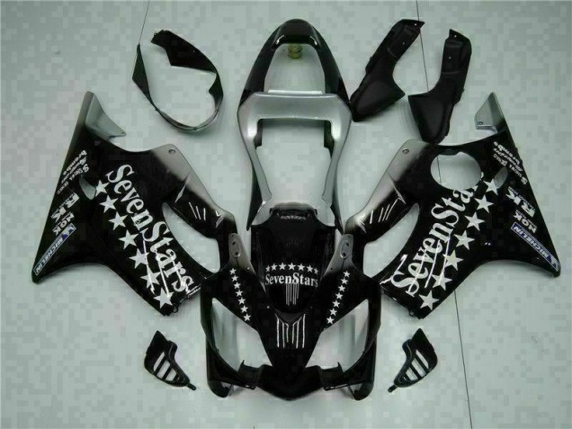 Black White SevenStarss 2001-2003 CBR600 F4i Motorcycle Fairings Black White SevenStarss 2001-2003 CBR600 F4i Motorcycle Fairings