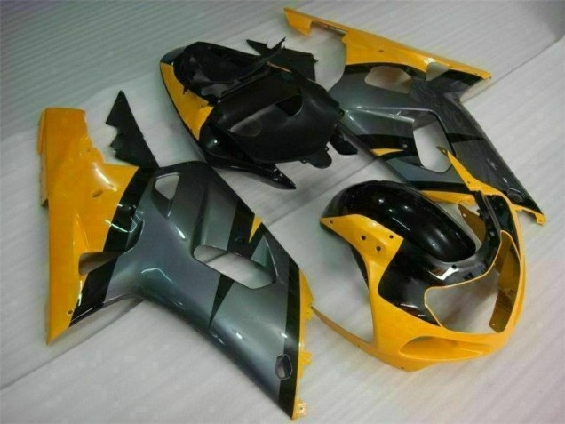 Black Yellow 2001-2003 GSXR 600/750 Motorcycle Fairings Black Yellow 2001-2003 GSXR 600/750 Motorcycle Fairings