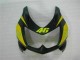 Black Yellow 46 2008-2012 EX250 Motorcycle Fairings Black Yellow 46 2008-2012 EX250 Motorcycle Fairings
