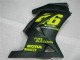 Black Yellow 46 2008-2012 EX250 Motorcycle Fairings Black Yellow 46 2008-2012 EX250 Motorcycle Fairings
