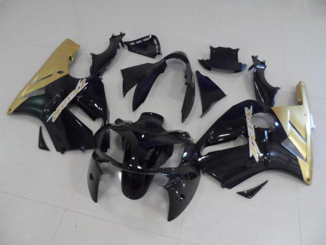 Black and Gold 2002-2006 ZX12R Motorcycle Fairings Black and Gold 2002-2006 ZX12R Motorcycle Fairings
