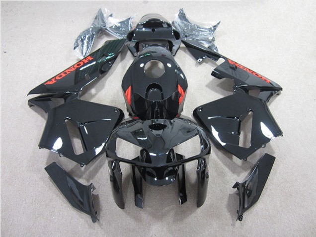 Black with Red 2005-2006 CBR600RR Motorcycle Fairings Black with Red 2005-2006 CBR600RR Motorcycle Fairings