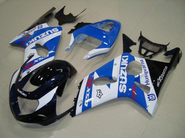Blakc Blue White 2000-2002 GSXR 1000 Motorcycle Fairings Blakc Blue White 2000-2002 GSXR 1000 Motorcycle Fairings