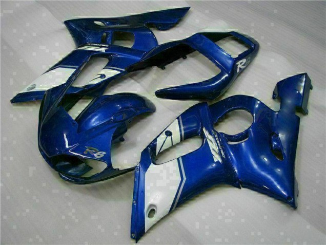 Blue 1998-2002 YZF R6 Motorcycle Fairing Blue 1998-2002 YZF R6 Motorcycle Fairing