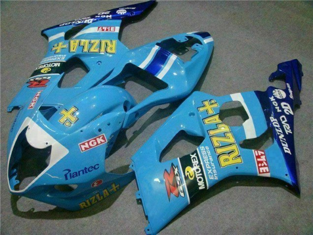 Blue 2003-2004 GSXR 1000 Motorcycle Fairings Blue 2003-2004 GSXR 1000 Motorcycle Fairings