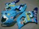 Blue 2003-2004 GSXR 1000 Motorcycle Fairings Blue 2003-2004 GSXR 1000 Motorcycle Fairings