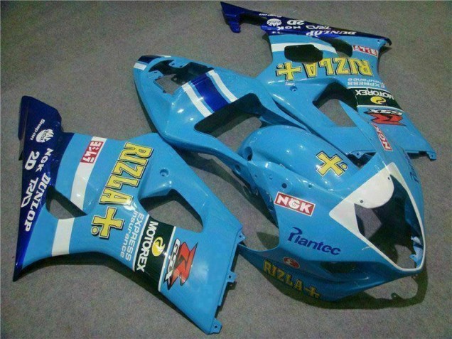 Blue 2003-2004 GSXR 1000 Motorcycle Fairings Blue 2003-2004 GSXR 1000 Motorcycle Fairings