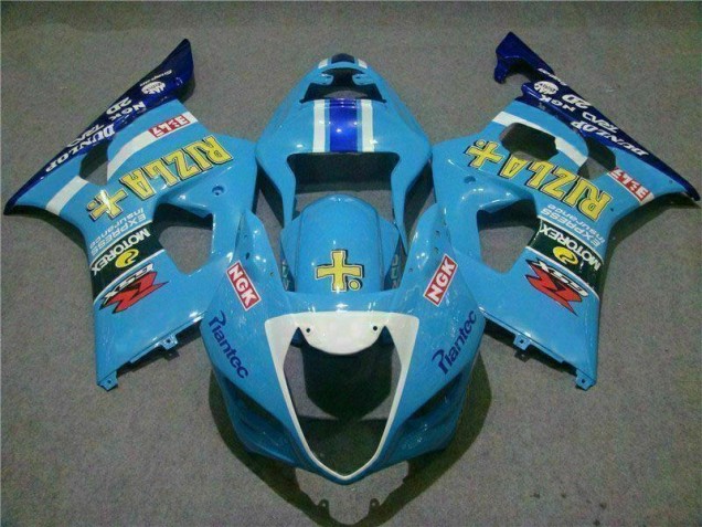 Blue 2003-2004 GSXR 1000 Motorcycle Fairings Blue 2003-2004 GSXR 1000 Motorcycle Fairings