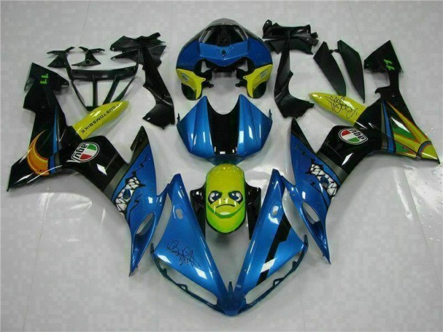 Blue 2004-2006 YZF R1 Motorcycle Bodywork Blue 2004-2006 YZF R1 Motorcycle Bodywork