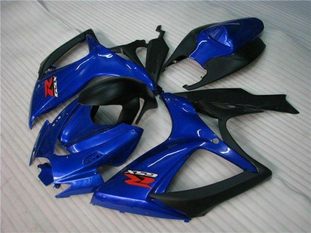 Blue 2006-2007 GSXR 600/750 ABS Motorcycle Fairing Blue 2006-2007 GSXR 600/750 ABS Motorcycle Fairing