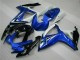 Blue 2006-2007 GSXR 600/750 ABS Motorcycle Fairings Blue 2006-2007 GSXR 600/750 ABS Motorcycle Fairings