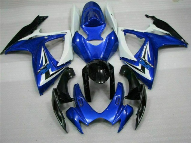 Blue 2006-2007 GSXR 600/750 ABS Motorcycle Fairings Blue 2006-2007 GSXR 600/750 ABS Motorcycle Fairings