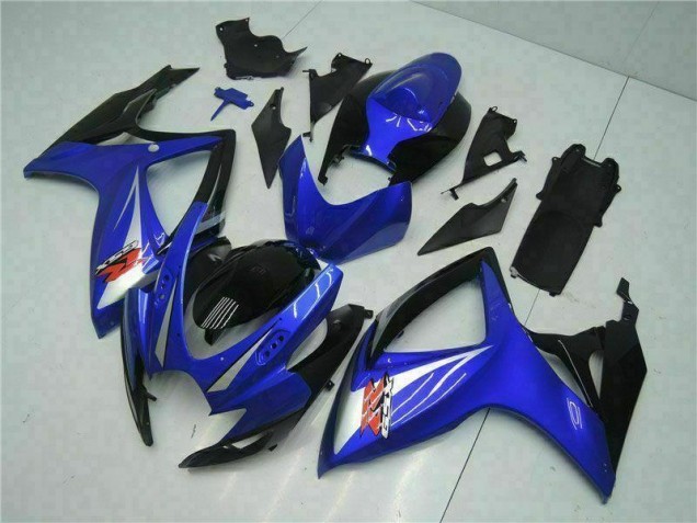 Blue 2006-2007 GSXR 600/750 Motorcycle Fairing Kits & Plastic