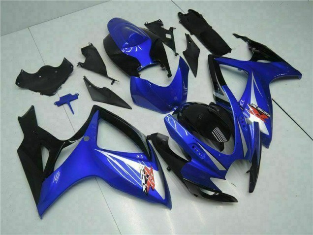 Blue 2006-2007 GSXR 600/750 Motorcycle Fairing Kits & Plastic