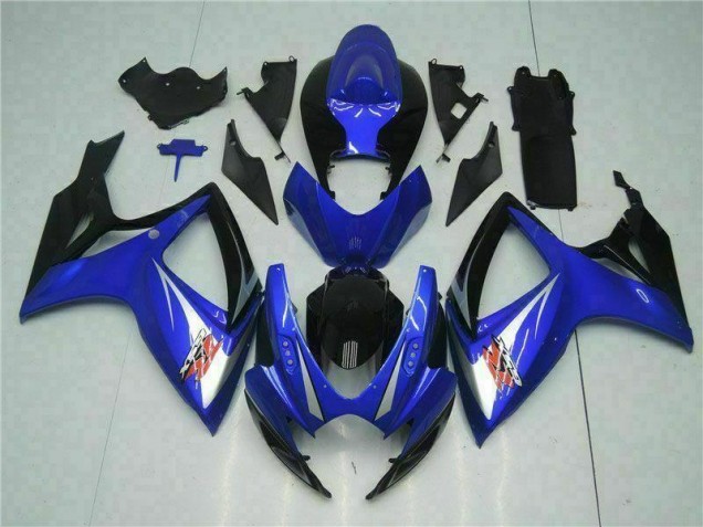 Blue 2006-2007 GSXR 600/750 Motorcycle Fairing Kits & Plastic